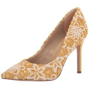 Sam Edelman Women's Hazel Pump, Desert Sun/Ivory, 6